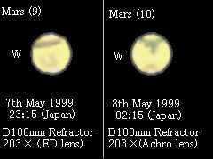 8 May ,9 May 1999 mars